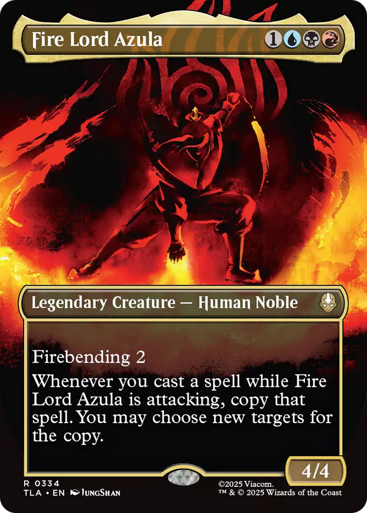 Fire Lord Azula (0334) (Borderless) [Avatar: The Last Airbender]
