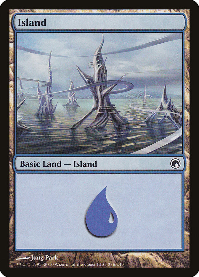 Island (236) [Scars of Mirrodin]