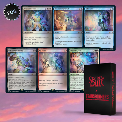 Secret Lair: Drop Series - Transformers (Roll Out or Rise Up - Foil Edition)