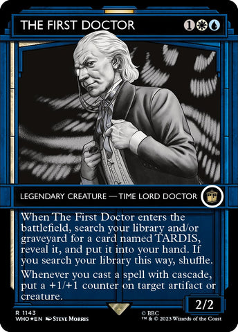The First Doctor (Showcase) (Surge Foil) [Doctor Who]