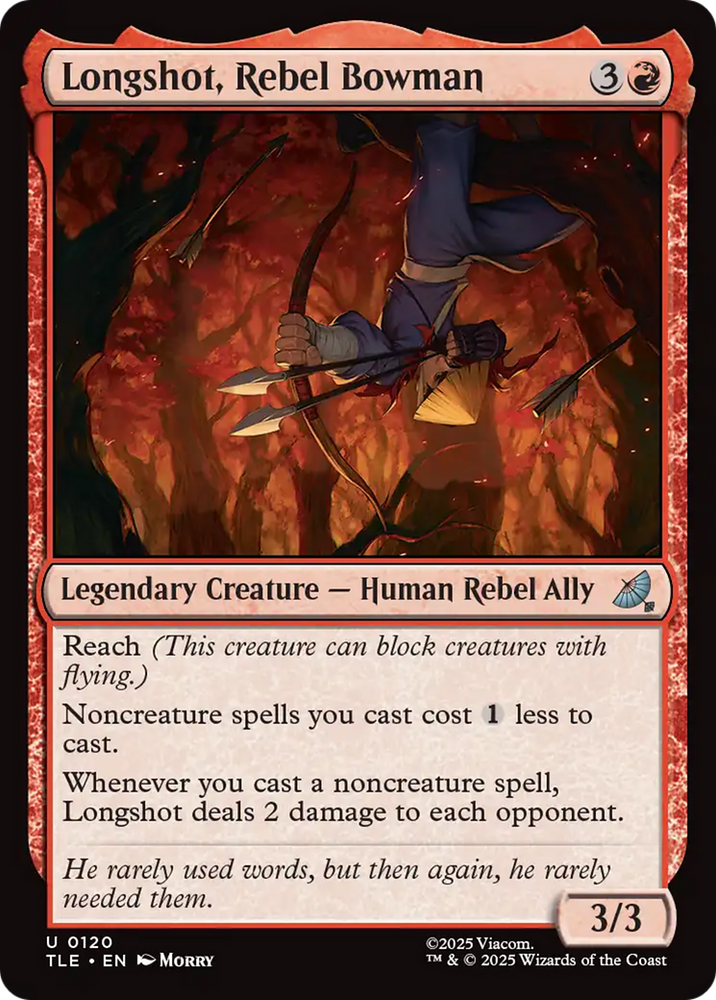 Longshot, Rebel Bowman [Avatar: The Last Airbender: Eternal-Legal]