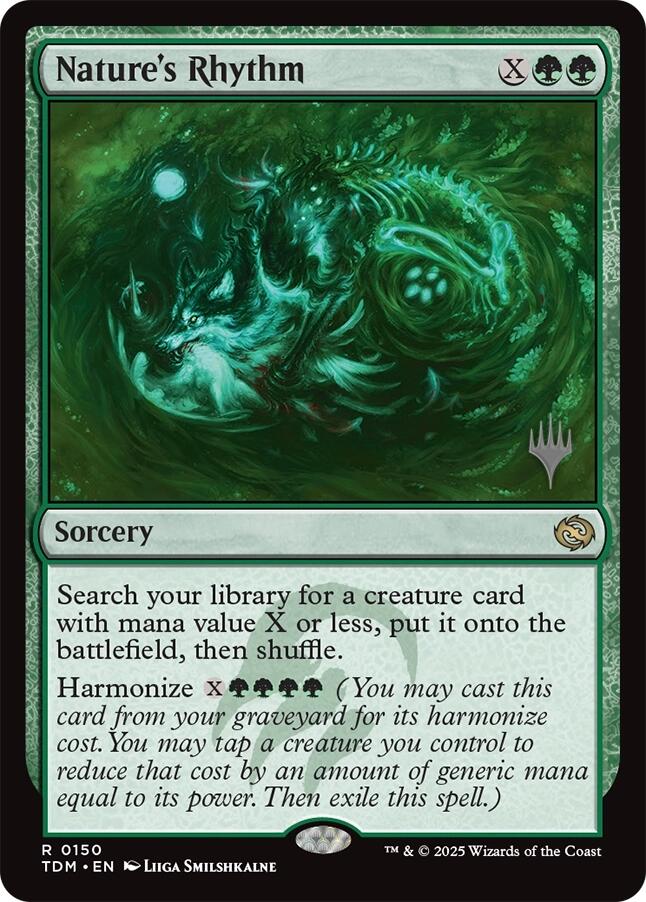 Nature's Rhythm [Tarkir: Dragonstorm Promos]