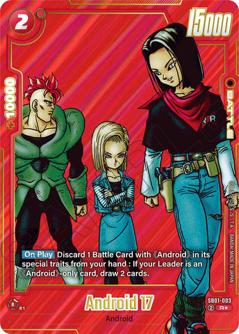 Android 17 (SB01-003) (Alternate Art) [Manga Booster 01]