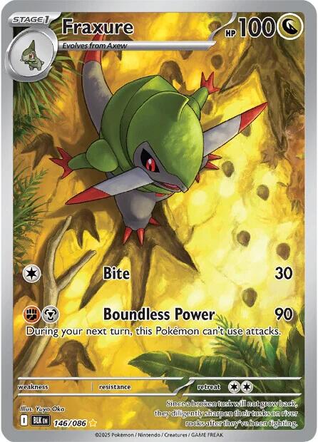 Fraxure (146/086) [Scarlet & Violet: Black Bolt]