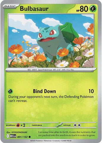 Bulbasaur (001/132) [Mega Evolutions: Base Set]