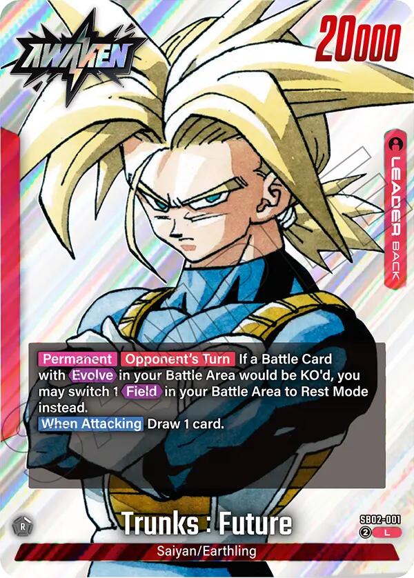 Trunks : Future (SB02-001) [Manga Booster 02]