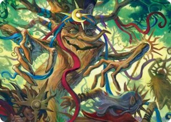 Sun-Dappled Celebrant Art Card [Lorwyn Eclipsed Art Series]