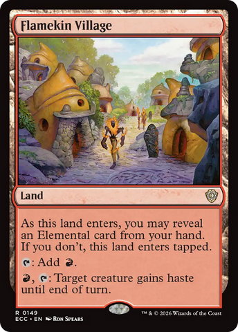 Flamekin Village [Lorwyn Eclipsed Commander]