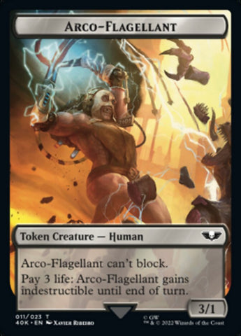 Soldier (004) // Arco-Flagellant Double-Sided Token [Warhammer 40,000 Tokens]