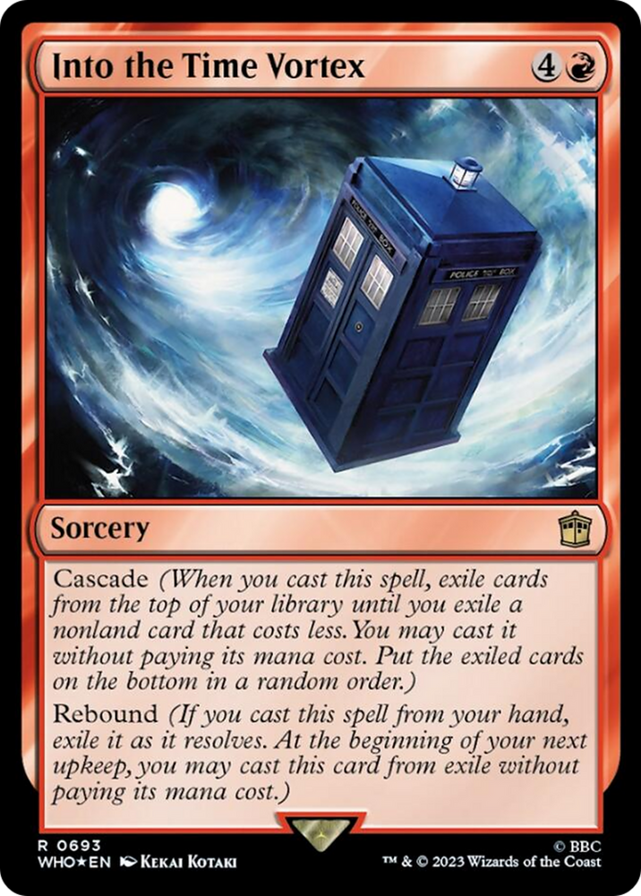 Into the Time Vortex (Surge Foil) [Doctor Who]