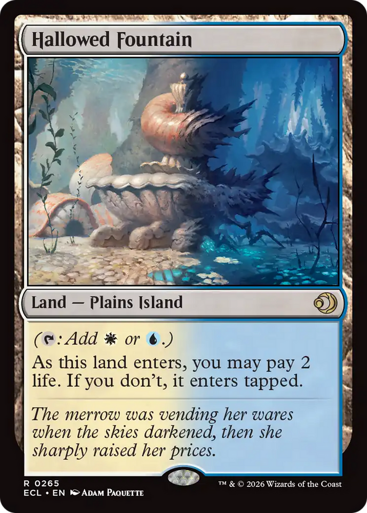 Hallowed Fountain [Lorwyn Eclipsed]