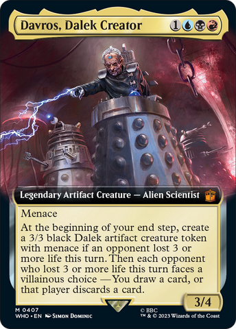 Davros, Dalek Creator (Extended Art) [Doctor Who]