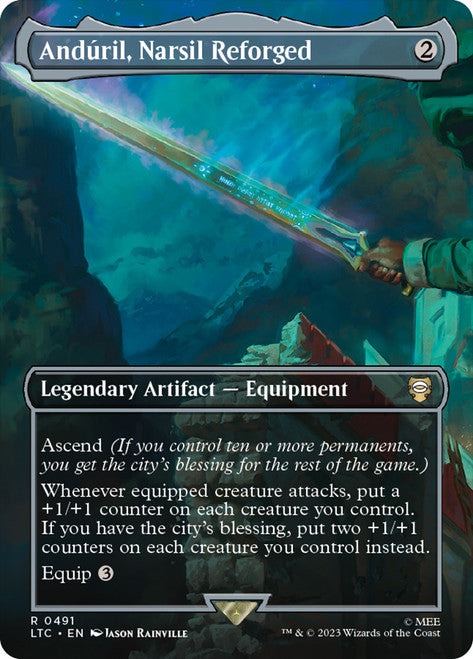 Anduril, Narsil Reforged (Borderless) [The Lord of the Rings: Tales of Middle-Earth Commander]