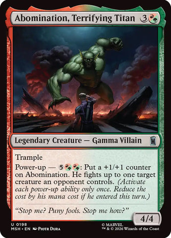 Abomination, Terrifying Titan [Marvel Super Heroes]