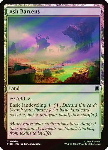 Ash Barrens (Surge Foil) [Teenage Mutant Ninja Turtles Commander]