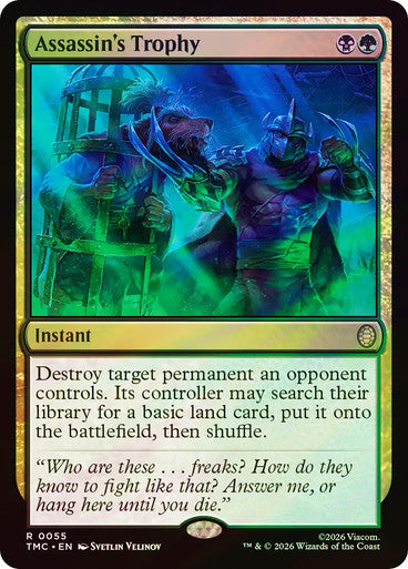 Assassin's Trophy (Surge Foil) [Teenage Mutant Ninja Turtles Commander]