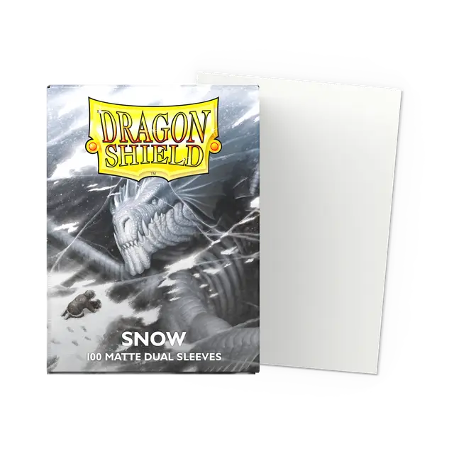 Dragon Shield 'Snow' Matte Dual Sleeves