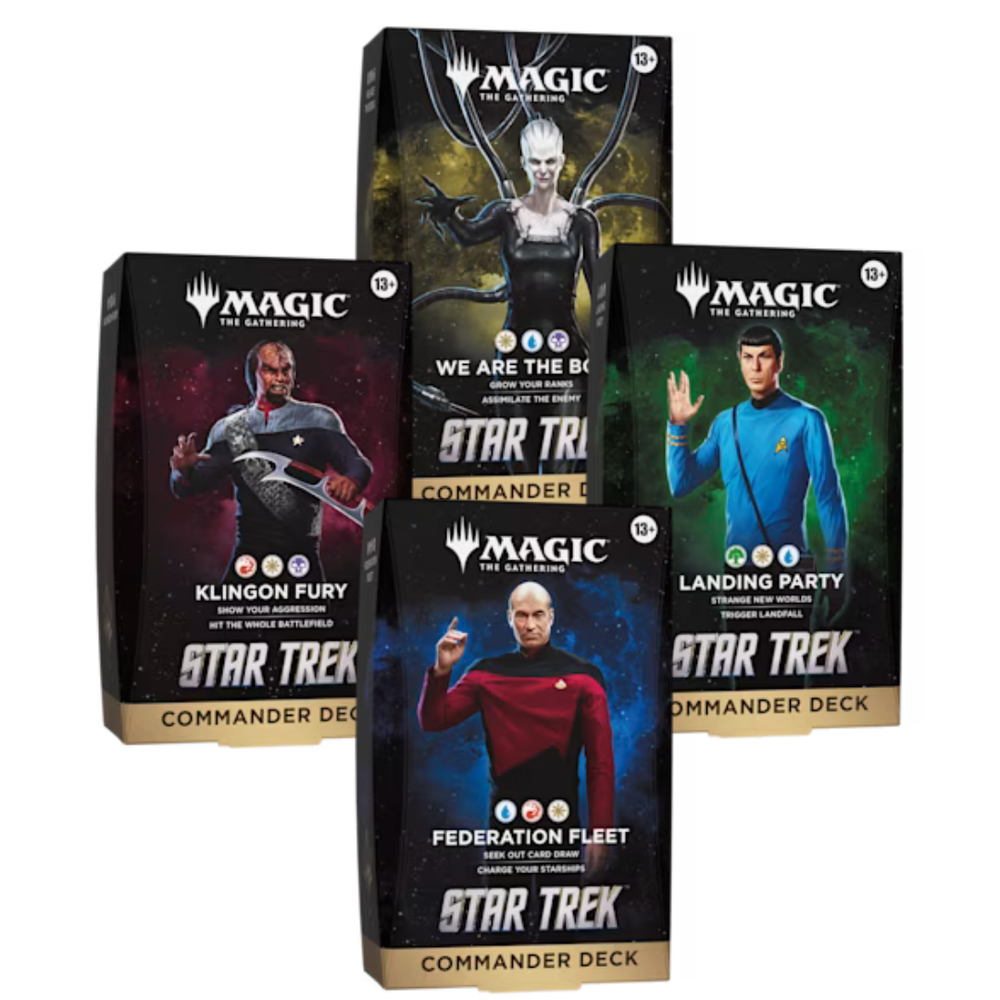 Star Trek Commander Deck (Set of 4)