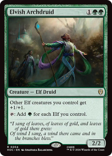 Elvish Archdruid [The Hobbit: Eternal-Legal]
