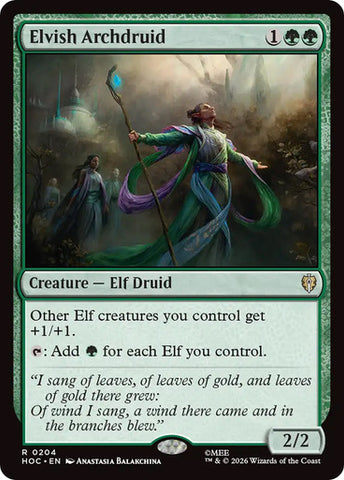 Elvish Archdruid [The Hobbit: Eternal-Legal]