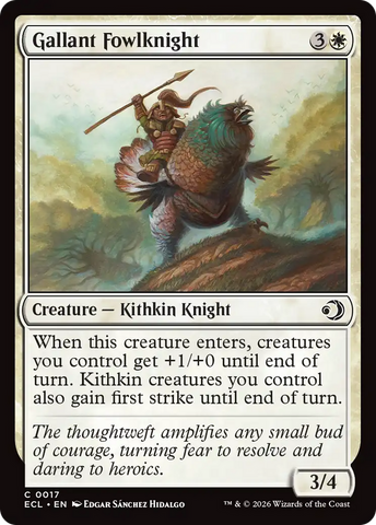 Gallant Fowlknight [Lorwyn Eclipsed]