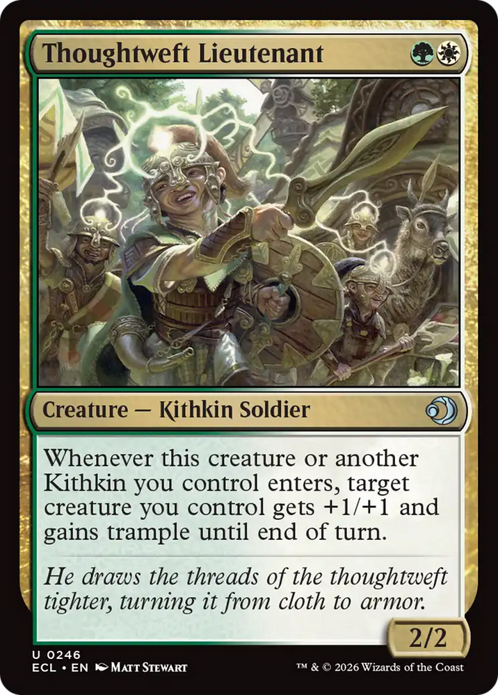 Thoughtweft Lieutenant [Lorwyn Eclipsed]