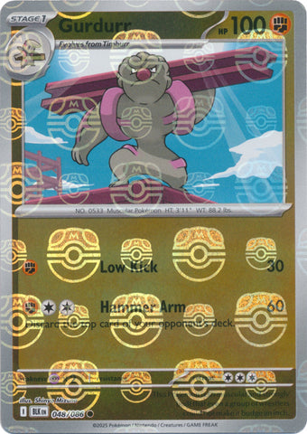 Gurdurr (048/086) (Master Ball Pattern) [Scarlet & Violet: Black Bolt]