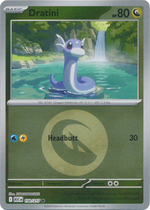Dratini (150/217) (Energy Symbol Pattern) [Mega Evolution: Ascended Heroes]