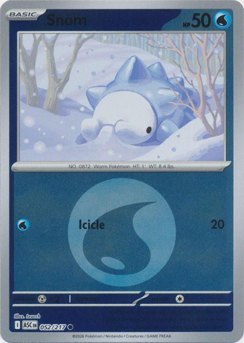 Snom (052/217) (Energy Symbol Pattern) [Mega Evolution: Ascended Heroes]