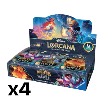 Lorcana Whispers Sealed Case (4 Booster Boxes, Set 10)