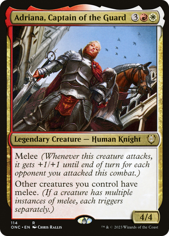 Adriana, Captain of the Guard [Phyrexia: All Will Be One Commander]