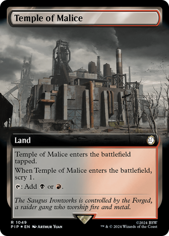 Temple of Malice (Extended Art) (Surge Foil) [Fallout]