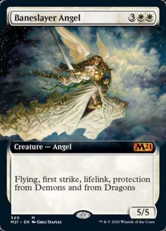 Baneslayer Angel (Extended Art) [Core Set 2021]