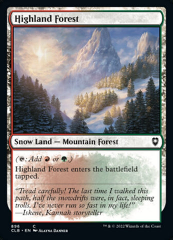 Highland Forest [Commander Legends: Battle for Baldur's Gate]