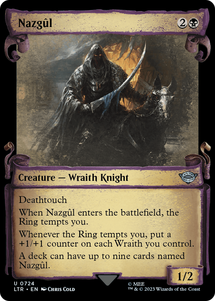 Nazgul (0724) [The Lord of the Rings: Tales of Middle-Earth Showcase Scrolls]