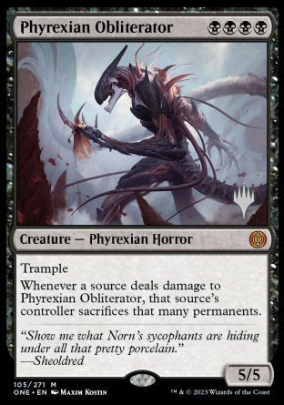 Phyrexian Obliterator (Promo Pack) [Phyrexia: All Will Be One Promos]