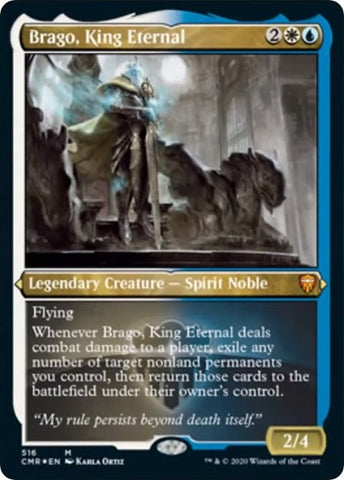 Brago, King Eternal (Foil Etched) [Commander Legends]