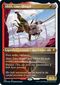 Akiri, Line-Slinger (Foil Etched) [Commander Legends]