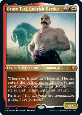 Bruse Tarl, Boorish Herder (Foil Etched) [Commander Legends]