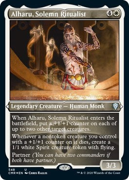 Alharu, Solemn Ritualist (Foil Etched) [Commander Legends]
