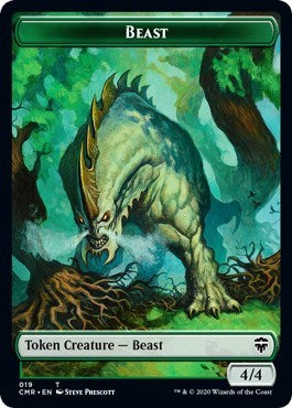 Beast (019) // Elephant Double-sided Token [Commander Legends]