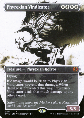 Phyrexian Vindicator (Borderless Ichor) [Phyrexia: All Will Be One]