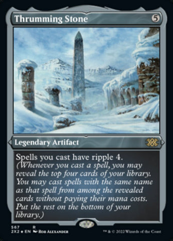 Thrumming Stone (Foil Etched) [Double Masters 2022]