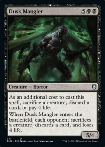 Dusk Mangler [Commander Legends: Battle for Baldur's Gate]