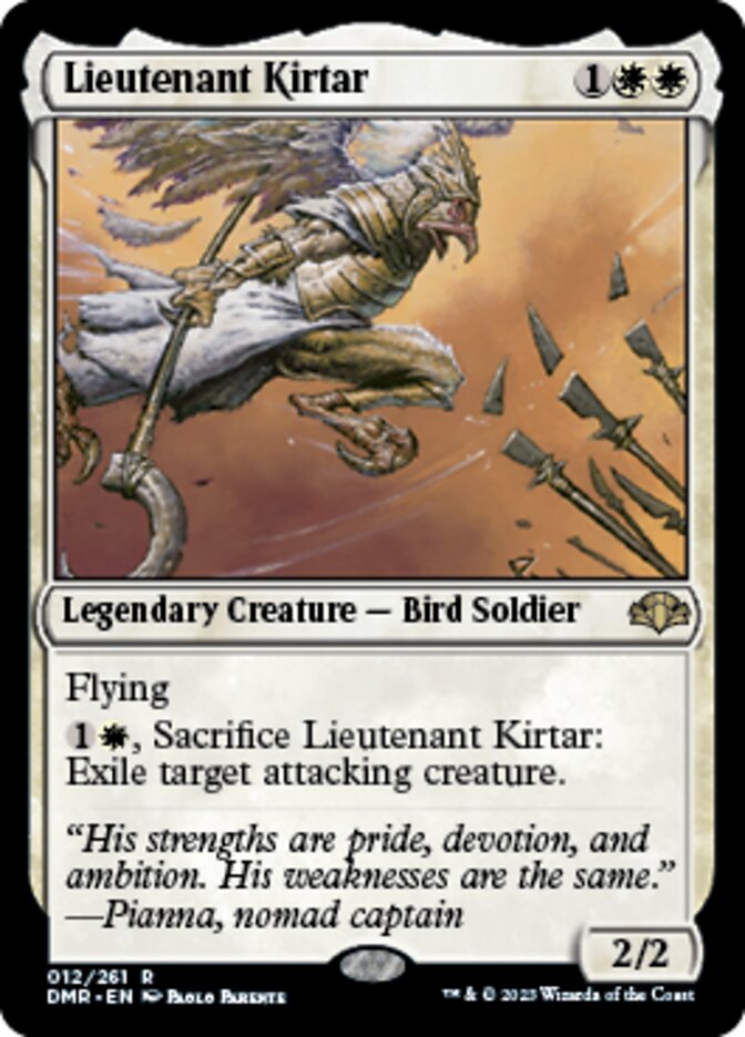 Lieutenant Kirtar [Dominaria Remastered]