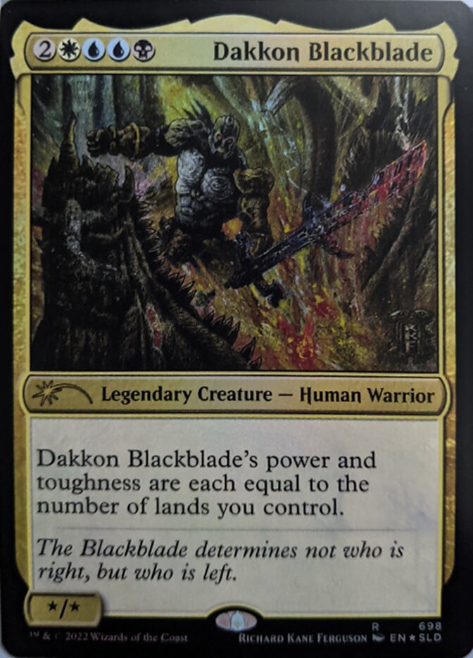 Dakkon Blackblade [Secret Lair Drop Promos]