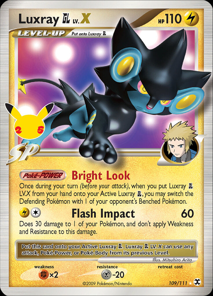 Luxray GL LV.X (109/111) [Celebrations: 25th Anniversary - Classic Col