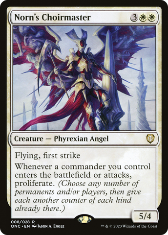 Norn's Choirmaster [Phyrexia: All Will Be One Commander]