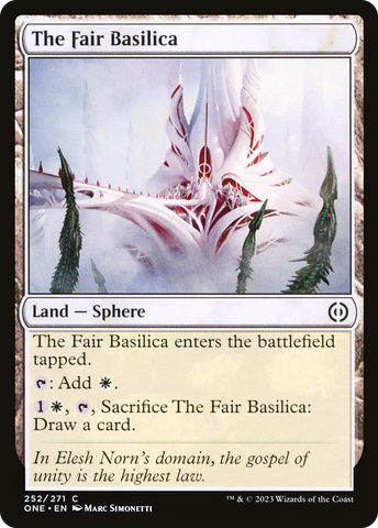 The Fair Basilica [Phyrexia: All Will Be One]