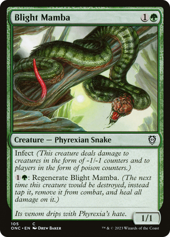Blight Mamba [Phyrexia: All Will Be One Commander]